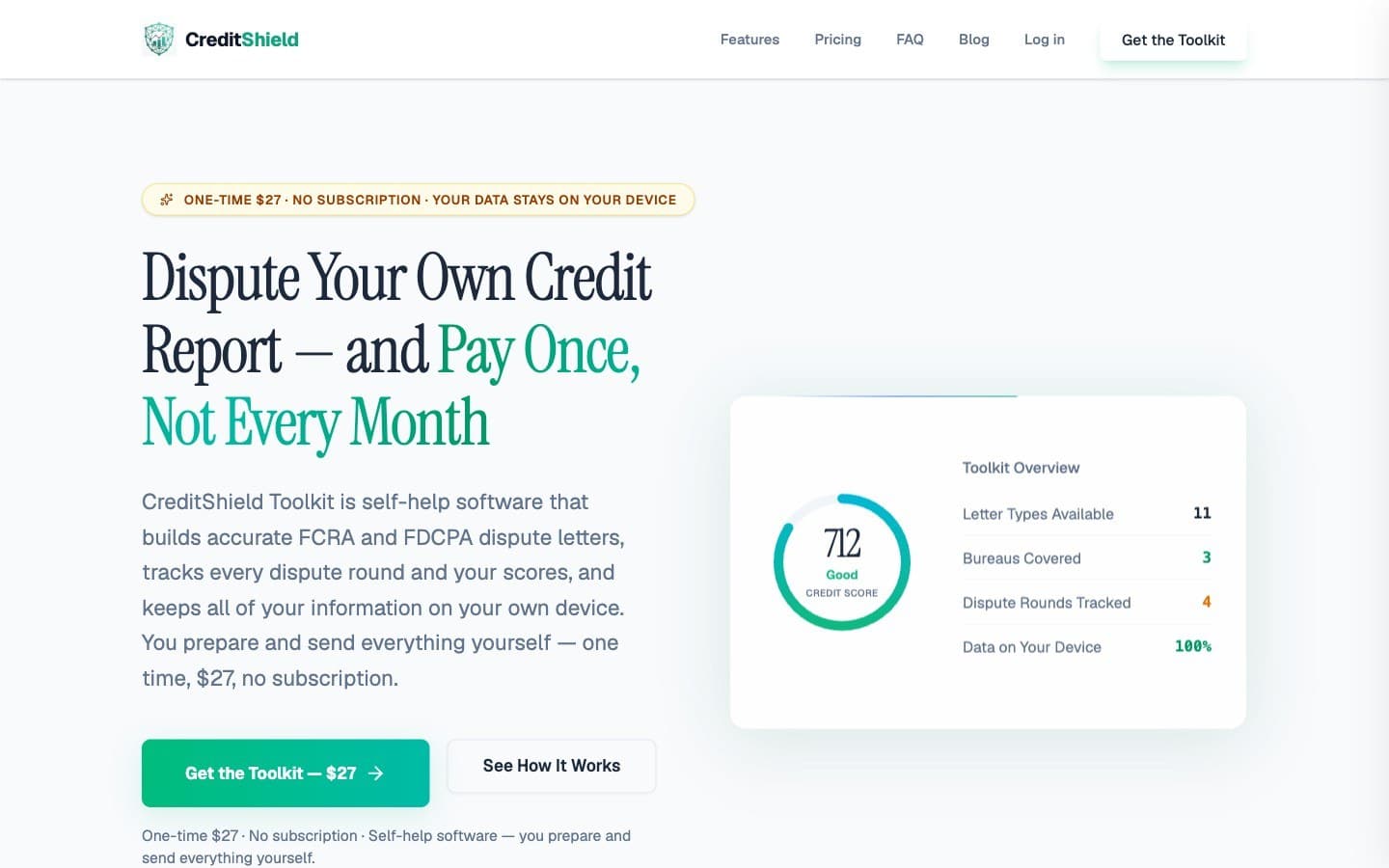 CreditShield — the AI SaaS product we built and run